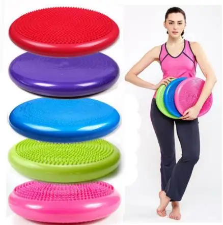

33cm PVC Balance Yoga Balls Massage Pad Wheel Stability Balance Disc Massage Cushion Mat Ball Fitness Exercise Training ball