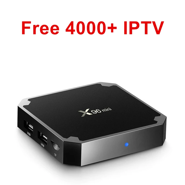 Free IPTV 4000+Channels Android S905W X96mini tv box USA Canada UK