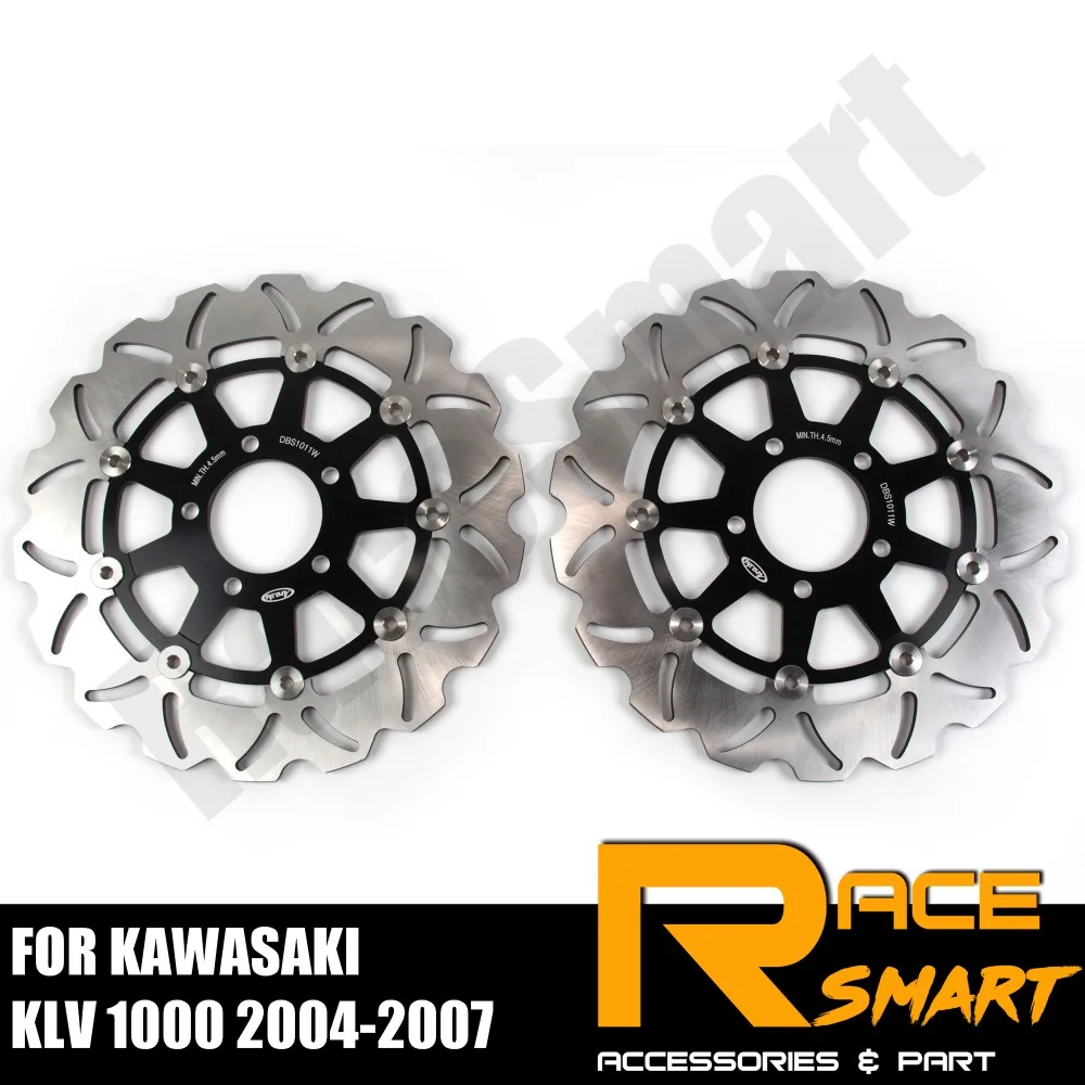 Мотоцикл передняя тормозные диски для KAWASAKI KLV 1000 2004 2005 2006 2007 KLV-1000 KLV1000
