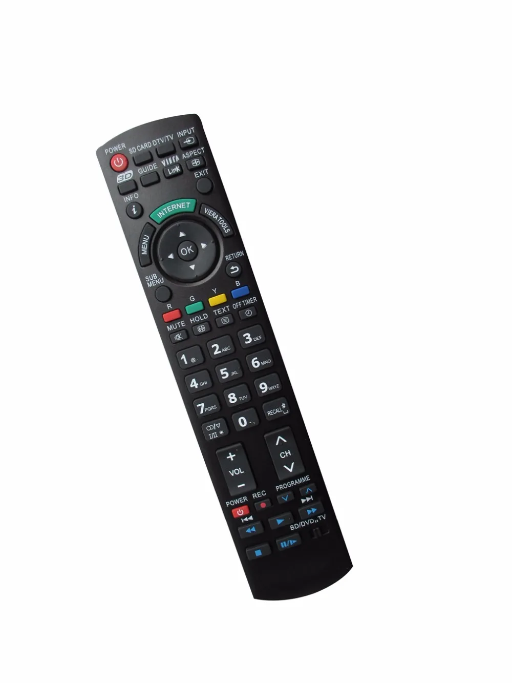 

Remote Control For Panasonic TX-P42V10E TX-P42G15E TX-L37V10E TX-L32V10E TX-L37G15E TX-P54Z11E TX-P46Z11E TX-P50V10E LCD HDTV TV