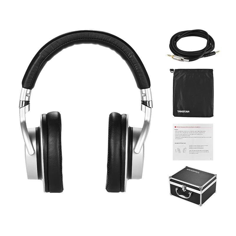 

TAKSTAR PRO 82 Monitor Headphone Professional Studio Dynamic Headset Over-ear for Recording Monitoring Music Appreciation