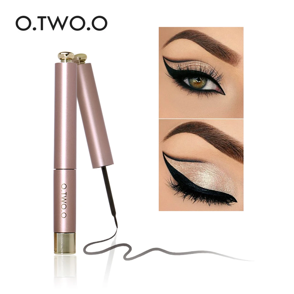 

O.TWO.O Professional Liquid Eyeliner Pen Black Beauty Cat Style 24 Hours Long-lasting Waterproof Makeup Cosmetic Tool 5ml
