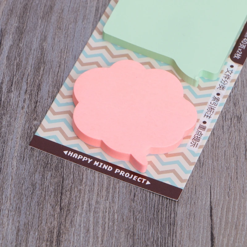 

80 Sheets Colorful Cartoon Notepad Memo Pads School Stationery Office Supplies