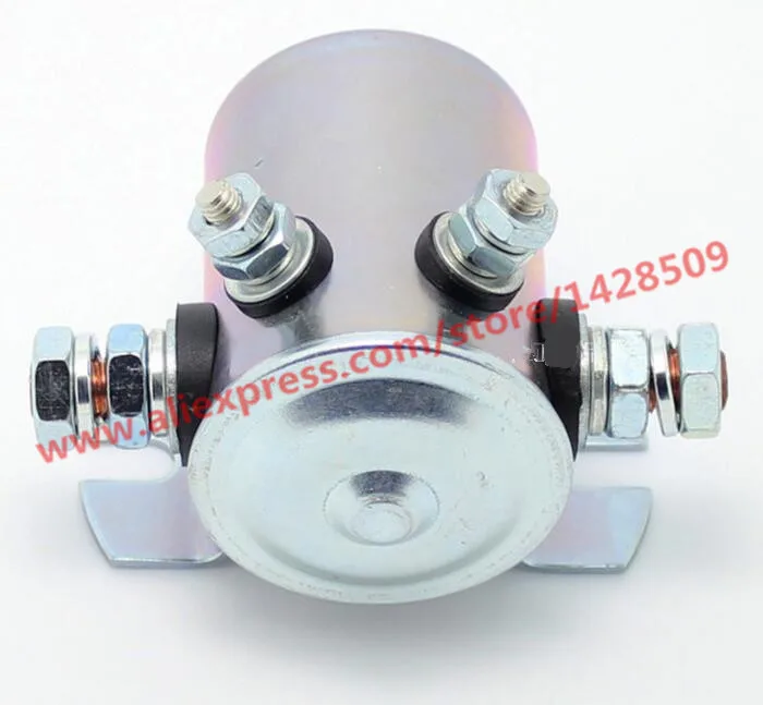 

1 SET 300A steel high-current relay contacts 12V 24V waterproof seal with fixing holes Automobile DC