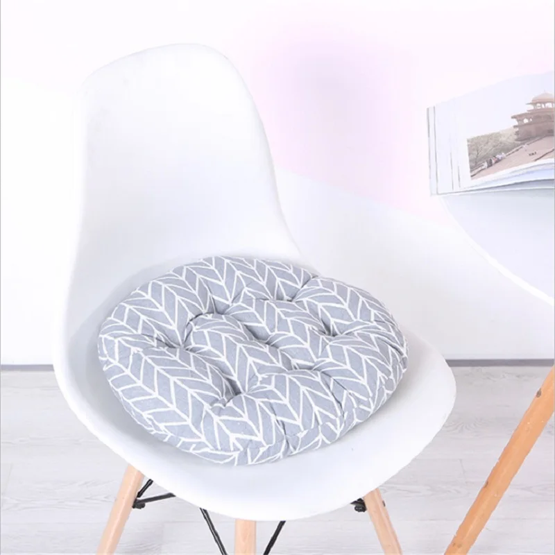 Coarse cotton seat cushion thick chair cushion sofa back office cushion pillow Home chair leisure Round upholstered living room Coarse cotton seat cushion thick chair cushion sofa back office cushion pillow Home chair leisure Round upholstered living room