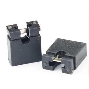 

500PCS 2.54mm single row pin jumper cap short circuit blocks connecting blocks