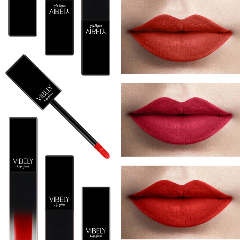 

Waterproof Matte Liquid Lipstick Moisturizer Smooth Lip Stick Long Lasting Lip Gloss Cosmetic Beauty Makeup 30 colors optional