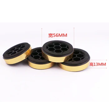 

Gold/silver Stamping Shockproof Rubber Feet for Electronics,wearproof antiskid machine feet,speaker part