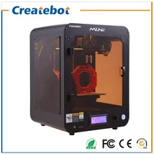 New High Speed Semi closed Createbot Single Dual Extruder Mini 3D Printer Machine Kit with 1kg