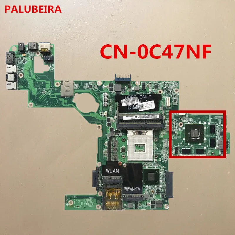 PALUBEIRA CN-0C47NF 0C47NF C47NF материнская плата для ноутбука Dell L502X материнская плата DAGM6CMB8D0 HM67 DDR3 с 8 чип VGA тест