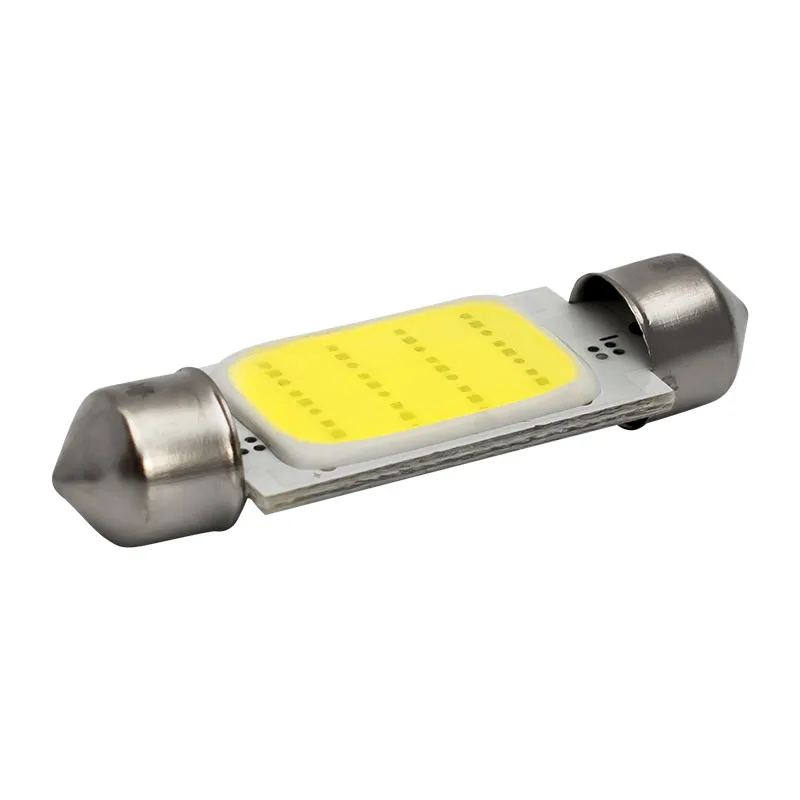 10 шт. 41 мм C5W C10W SV8.5 DE4410 гирлянда COB Светодиодная Автомобильная Лицензионная