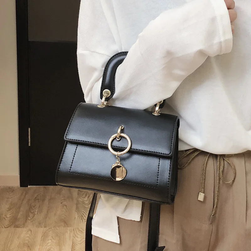 

Women's handbag 2019 new tidal Korean version of the steep bag simple fashion single-shoulder bag small square bag