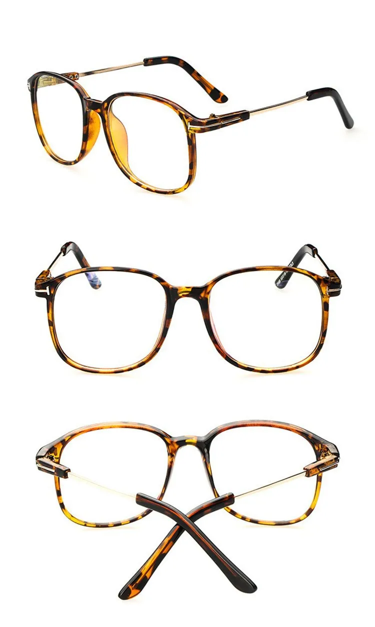 Винтажные большие очки, оправа для женщин и мужчин, компьютерный синий светильник, прозрачные очки для близорукости, женские очки, оправа для очков, lunette de vue