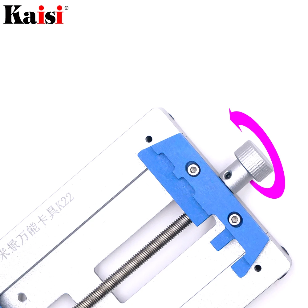 Cheap Kaisi Mobile Phone Soldering Repair Tool Motherboard PCB Holder Jig Fixture With IC Location for iPhone PCB Repair Holder