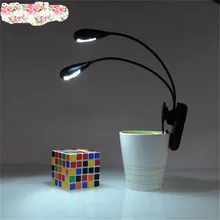 Высококачественный светодиодный светильник для чтения, лампа для книг, светодиодный светильник с зажимом для музыкальной стойки и чтения книг, светодиодный светильник с зажимом для музыки