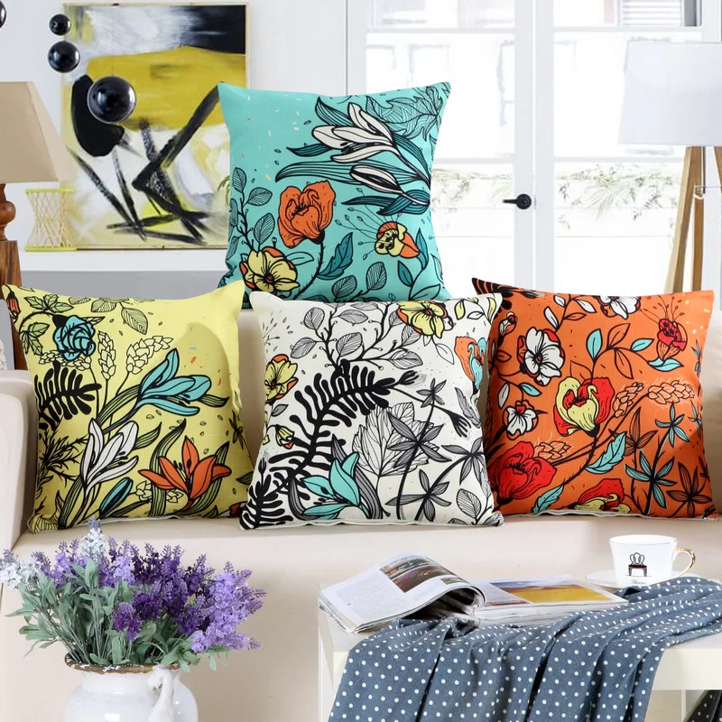 18*18 بوصة وسادة الغطاء النباتي طباعة الفاخرة جودة فندق المنزل مكتب أريكة الديكورات سيارة كرسي المقعد الخلفي وسادة حالة عيد الميلاد المخدة 18*18 بوصة وسادة الغطاء النباتي طباعة الفاخرة جودة فندق المنزل مكتب أريكة الديكورات سيارة كرسي المقعد الخلفي وسادة حالة عيد الميلاد المخدة