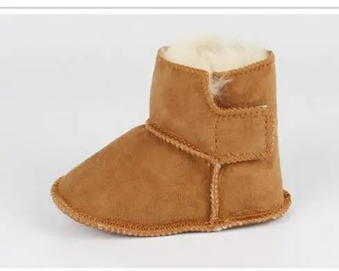 Новинка 2019 г., очень теплые зимние ботинки из натуральной кожи на меху для маленьких мальчиков и девочек