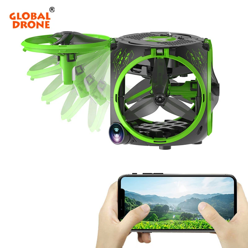 

Global Drone Mini Drone Folding Arms Wifi FPV Dron Altitude Hold G-Sensor Drone With Camera RC Drones
