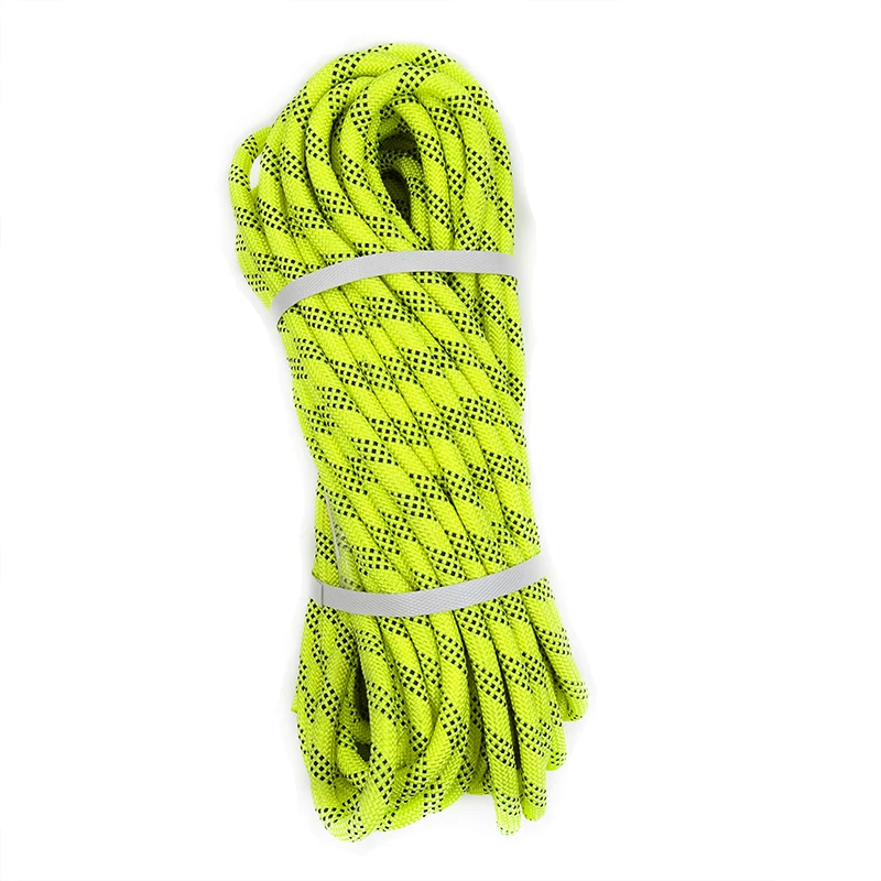 Cena 30m lina wspinaczkowa 12mm średnica uniwersalna lina ratunkowa do drzewa skalnego wspinaczka ścienna Rescue Fire Escape Downhill wysoka wytrzymałość