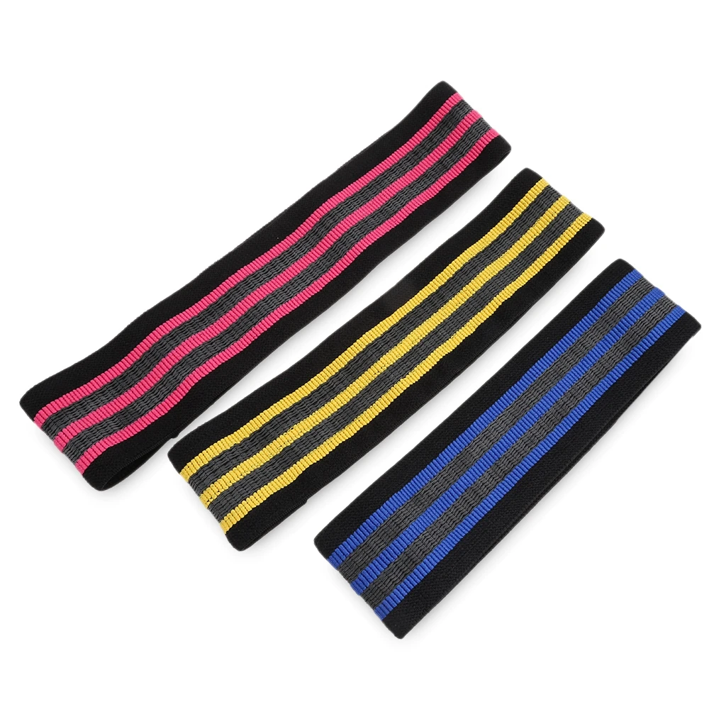 

Resistance Hip Exercise Bands - for Butt, Thigh & Glutes - Soft & Non-Slip Design Loop Set