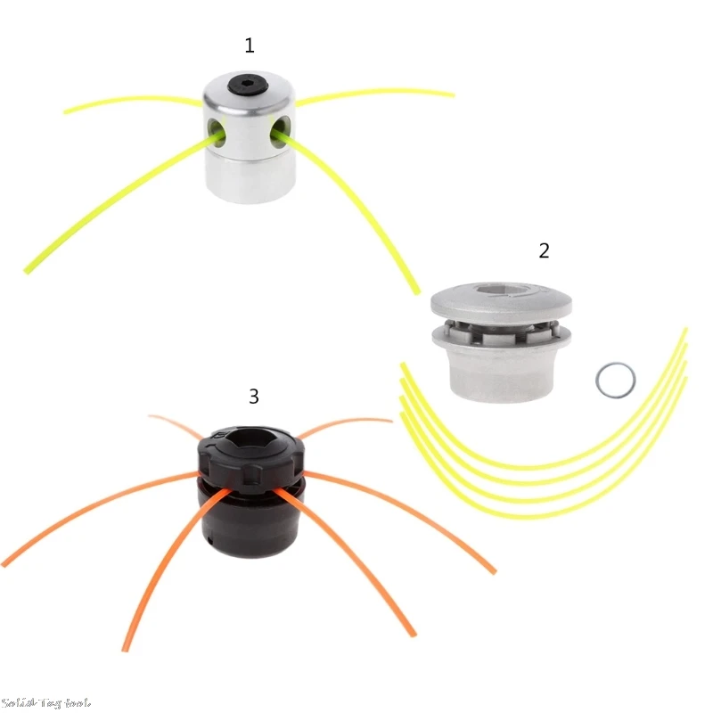 

Aluminum Grass Trimmer Head with 4 Nylon Lines Brush Cutter Head For Strimmer