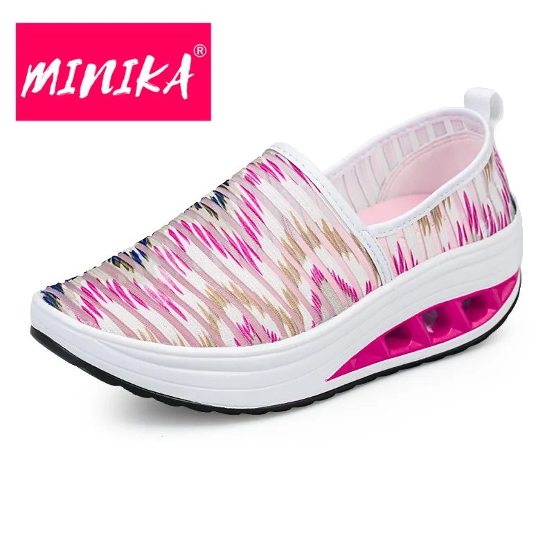 De D'été Minika Lady gris Mode Plates Sain Noir Casual Respirant Chaussures rouge blanc jaune Design Femmes Nouveau Dentelle Équilibre wXqrgdq