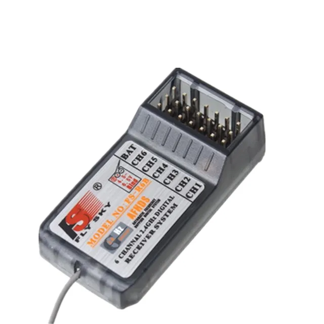 FlySky-receptor AFHDS FS R6B de 2,4 Ghz, 6CH RC, receptor para i6, i10, T6, CT6B, TH9x, transmisor, piezas de Control remoto FlySky-receptor AFHDS FS R6B de 2,4 Ghz, 6CH RC, receptor para i6, i10, T6, CT6B, TH9x, transmisor, piezas de Control remoto