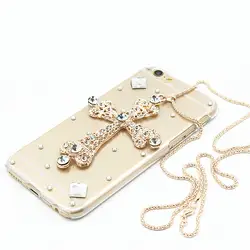 Телефон чехлы для iPhone 5S случае 3D Роскошный блеск Bling Rhinestone Жесткий пластиковый Чехол для iPhone SE крышка для iPhone 5