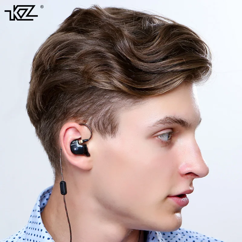 Earphone 2016 New Arrival Original KZ ATR 3.5mm In Ear Mic Earphones HIFI Metal Auriculares Earphones Super Bass Fone De Ouvido