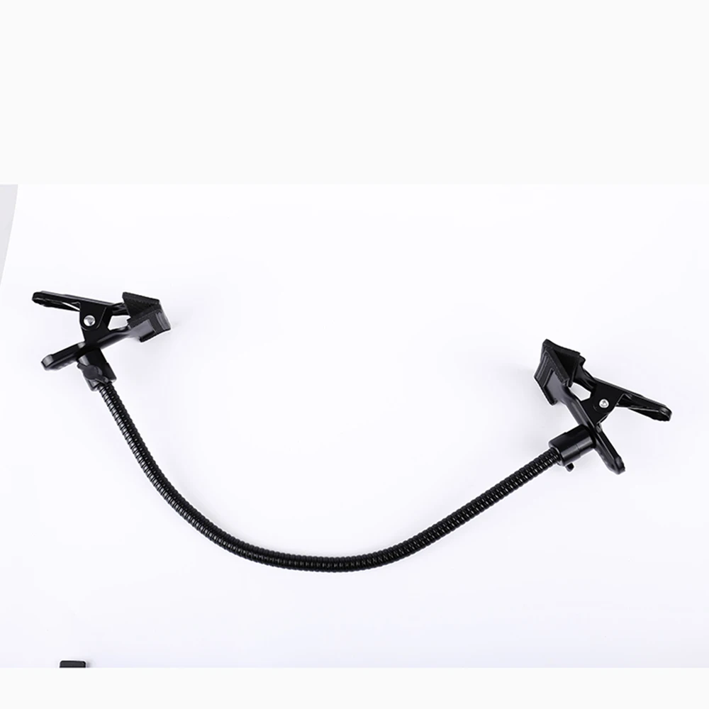 Cheap iron pipe Background Holder Clamp Clip Camera Photo Studio Accessories Light Stand Flex Arm Reflector Photo Camara Fotografica