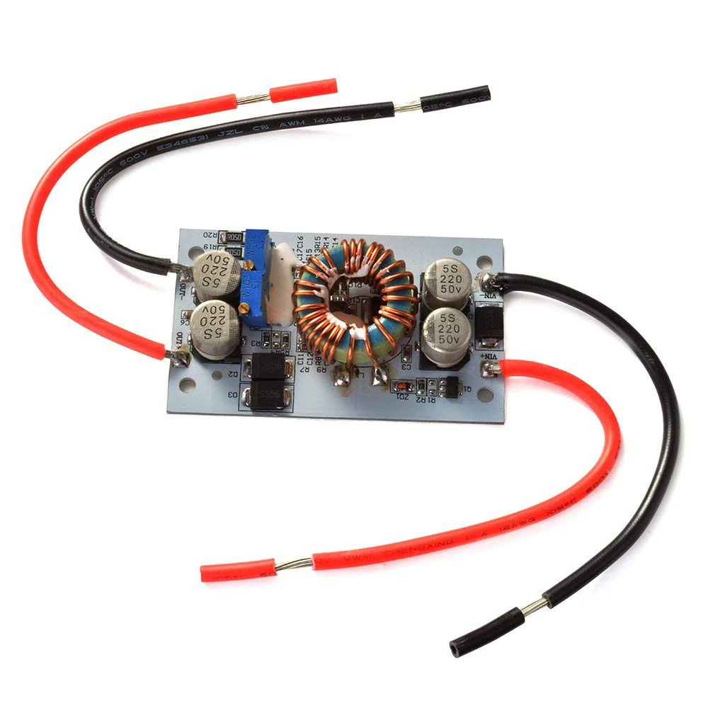 

Constant Current Boost Converter DC-DC 10-40V to 10-50V Output Step-up Module Power Supply Max 6A AD246
