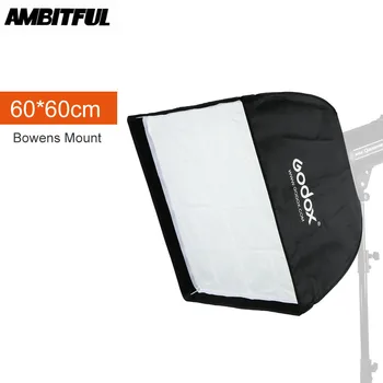 

Godox SB-UE 60x60cm / 24"x24" Portable Rectangular Umbrella Softbox 60x60cm with Bowens Mount for Speedlite