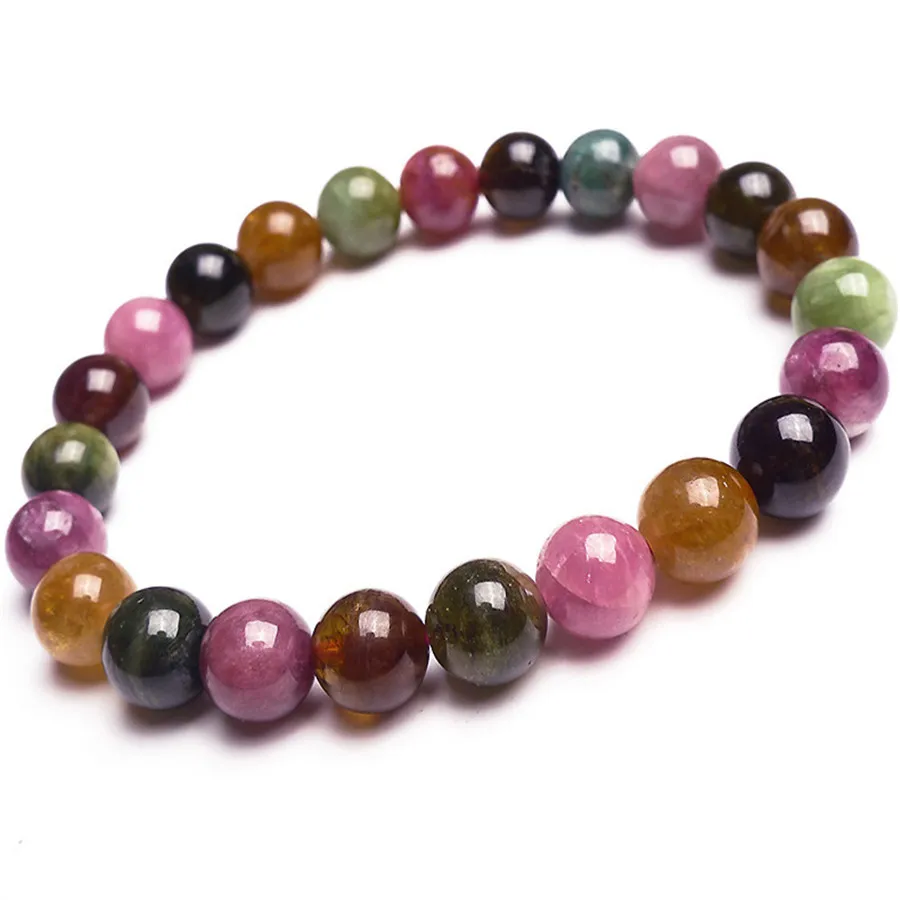

8mm Natural Blue Dumortierite Quartz Rutilated Crystal Women Men Round Beads Rare Reiki Stone Bracelet AAAA