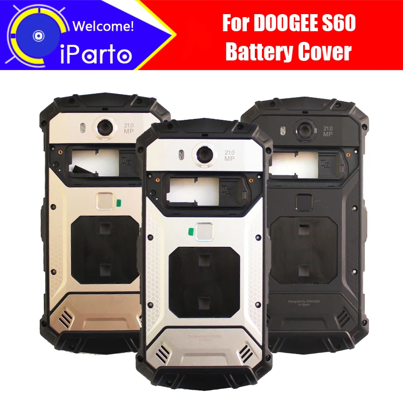 5 2 дюймовая Крышка батарейного отсека DOOGEE S60 100% оригинальная новая прочная задняя