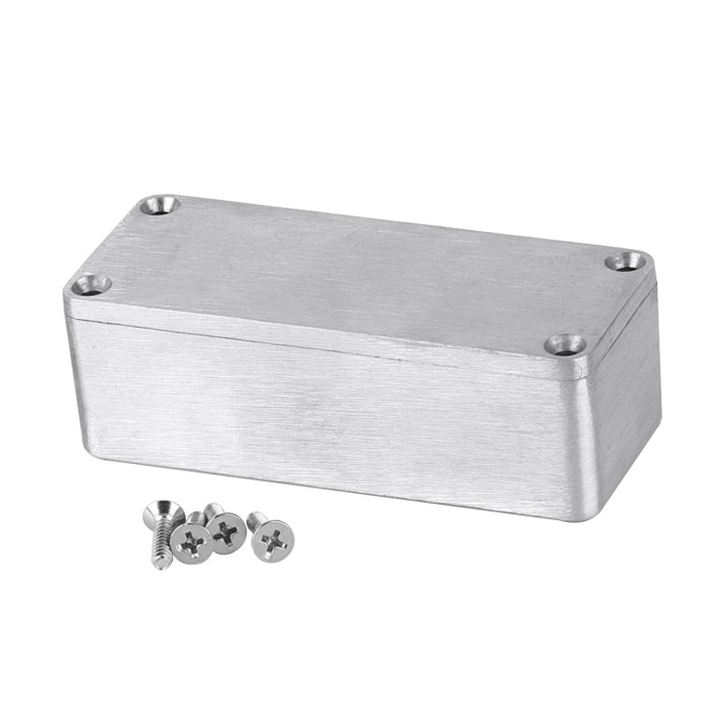 

1590A 1590B Silver Aluminium Enclosure Case Mini Electronic Instrument Enclosure For Guitar Effects Tuner