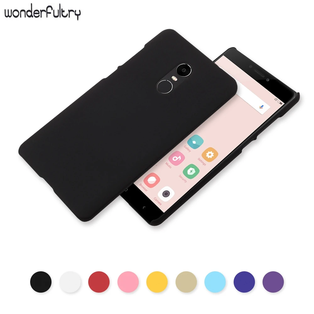 Wonderfultry Case Capa for Redmi Note 4 Cases Rubberized PC Hard Mobile Casing Cover Xiaomi 4X Coque Fundas |