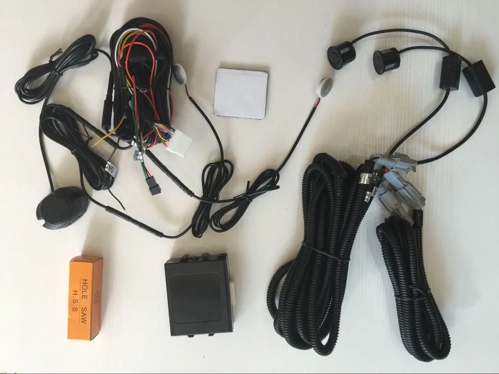 Автомобильные задние парковочные датчики для слепых зон система помощи для автоматического резервного радара комплект 2 Обратный Датчик 2 светодиодный индикатор 1 звуковой сигнал