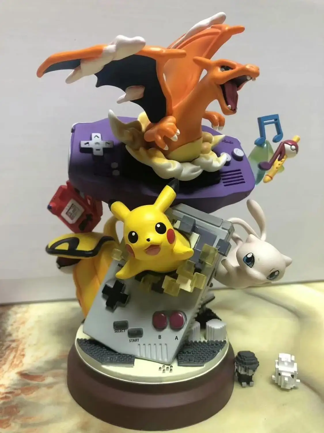 Аниме Pikachu Charmander Mew экшн фигурка GK модель игровой машины декоративные
