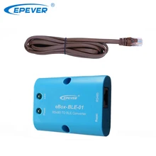 EPSOLAR Bluetooth Box Serial Adapter for EP Tracer Solar Controller Communication via Mobile Phone APP eBox-BLE-01 epever pwm epsolar epever ls2024b mini solar pv system controller 20a 20amp usb cable and wifi box support wireless communication