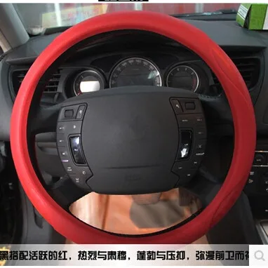 Universal Soft Silicone Steering Wheel Cover for Peugeot 206 207 208
