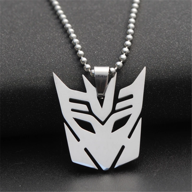 10 шт./лот Decepticon Очаровательное ожерелье трансформатор Логотип Символ из