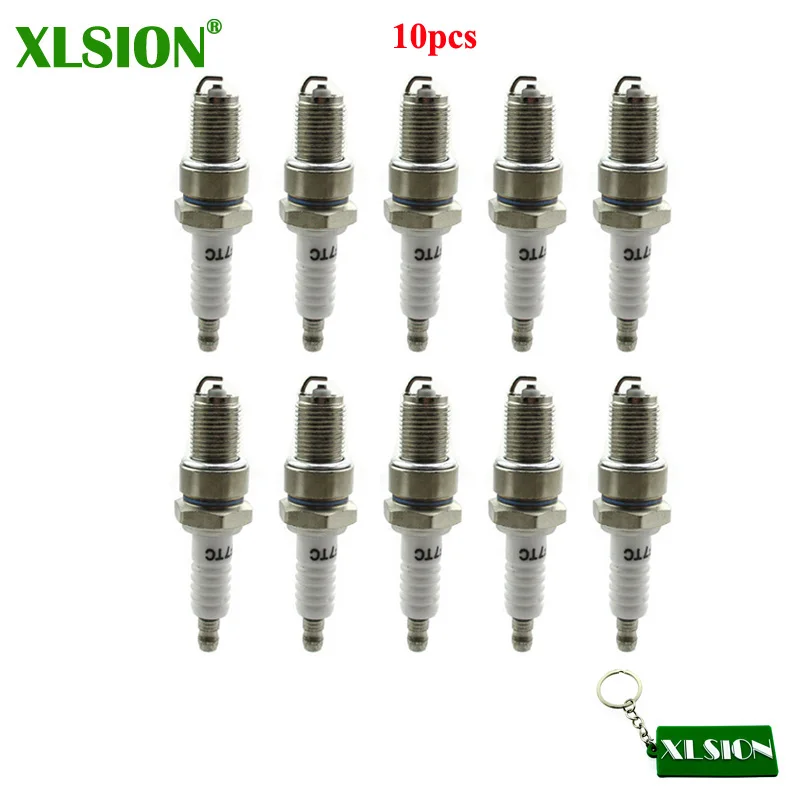 XLSION 10x F7TC Spark Plug For Honda GX120 GX160 GX200 GX240 GX270 GX340 GX390 Generator Lawnmower | Автомобили и мотоциклы