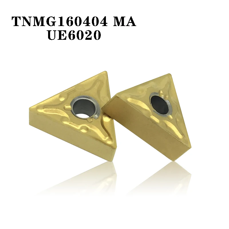 

TNMG160404 MA UE6020 External Turning Tools TNMG 160404 Carbide insert Lathe cutter Tool Tokarnyy turning insert