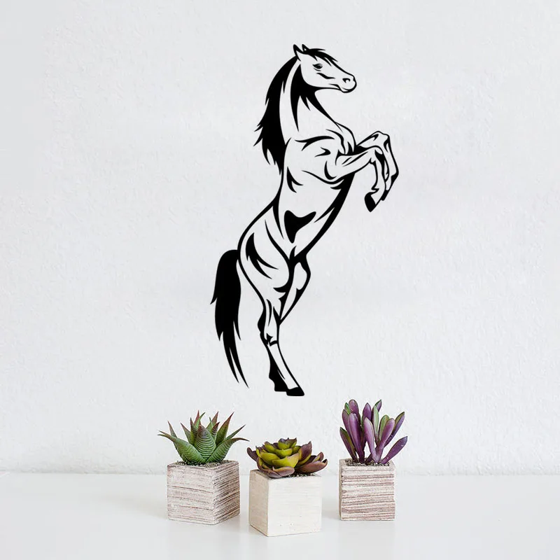 Rearing Horse Wall Decal Animal Art Mural Sticker Home Decor For Living