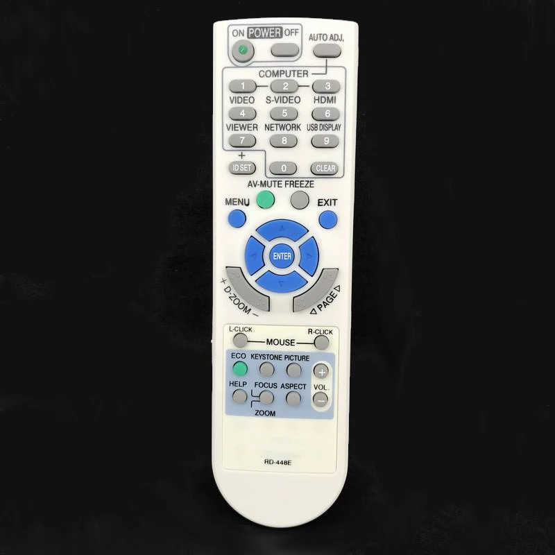 New Replacement For NEC RD 448E LCD Projector Remote Control RD 443E LT180+ LT280 LT380 M230 RD