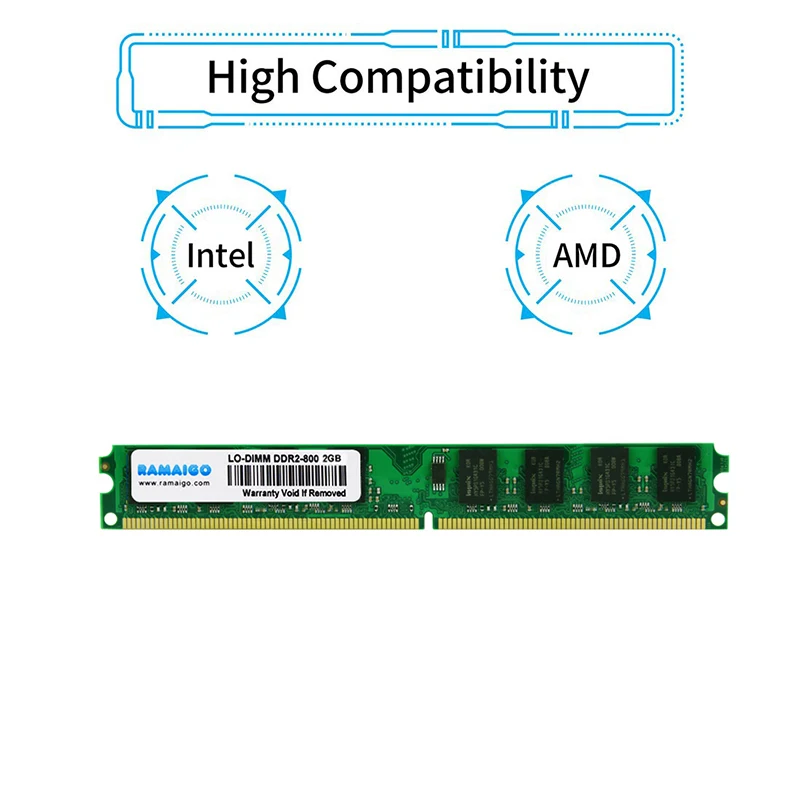 DDR2 PC2 6400 800mhz DDR2 4gb 2GB 8GB Ram Desktop DDR2 800 Udimm 1 8V CL5 2