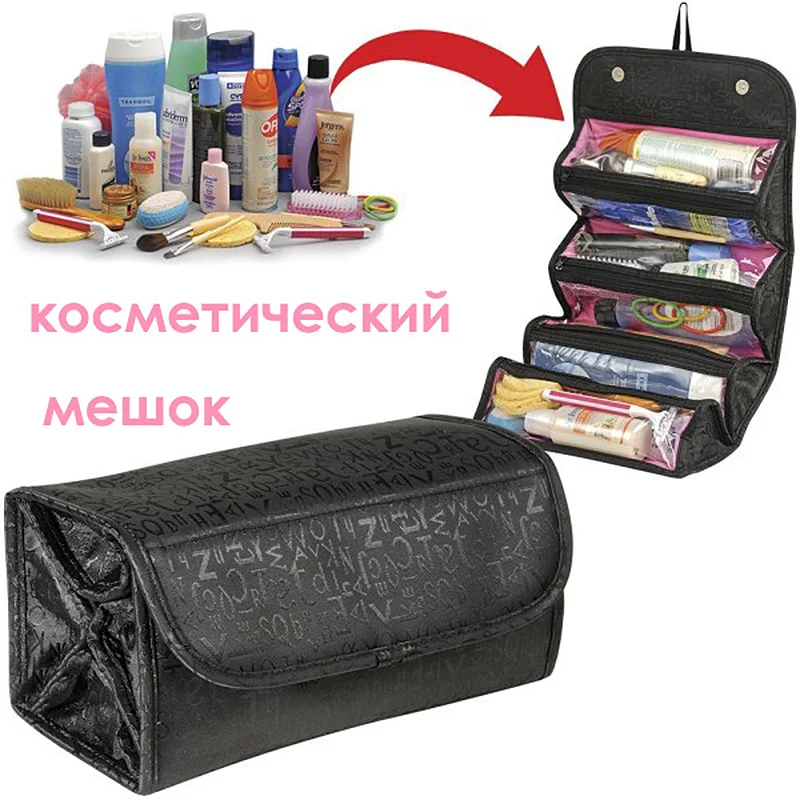 Luxury Ladies Wash Bag Toiletry Cosmetic Travel MakeUp Hanging Folding
