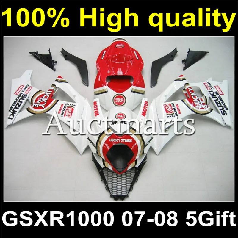 

Complete Plastic Body Fairing Kit Set For SUZUKI GSXR1000 GSXR 1000 2007 2008 07 08 Fairing S07-080088