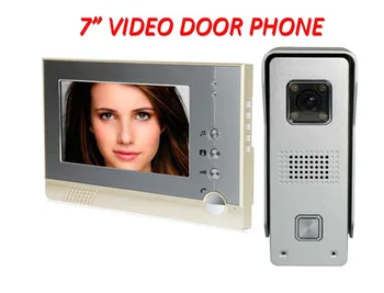 

International quality 2015 New arrival 7 inch TFT LCD monitor video door phone / intercom system Security doorbell