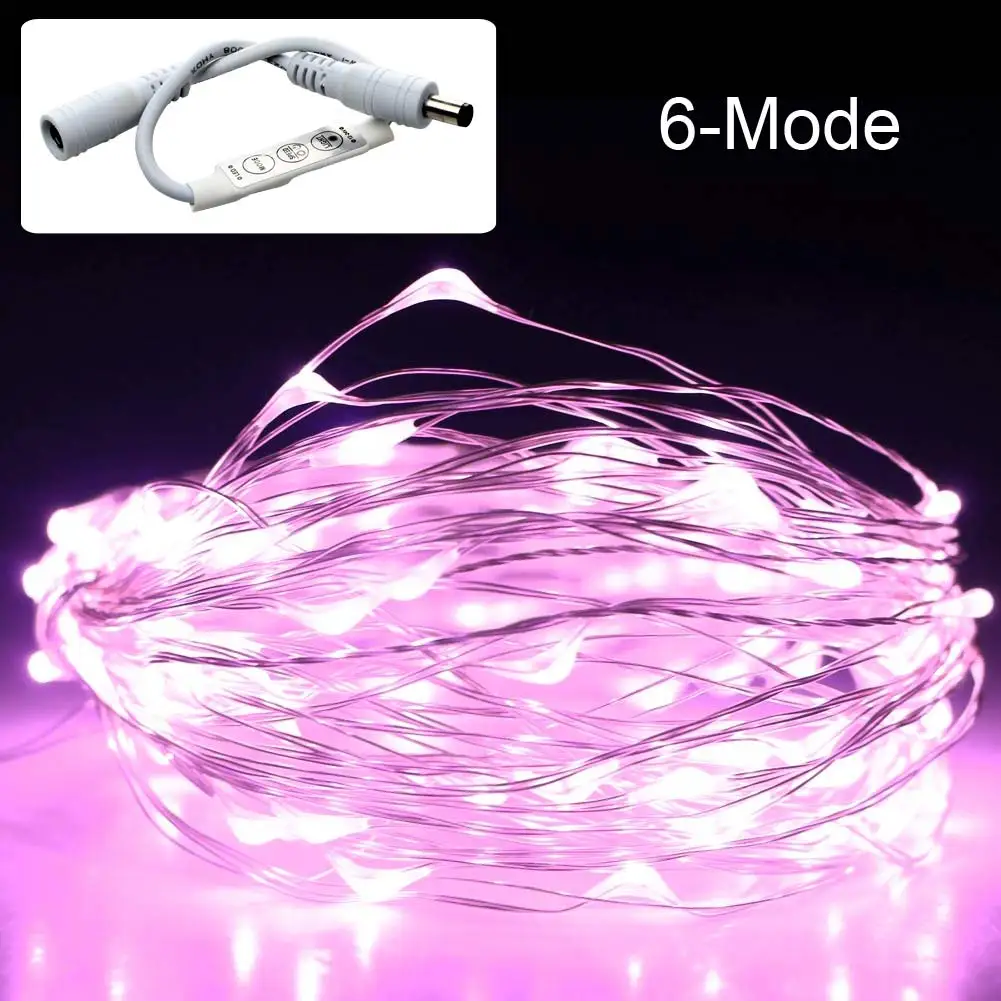 New 10M LED String lights with Dimming Controller Waterproof Holiday lighting For Fairy Christmas Tree Wedding Party Decoration